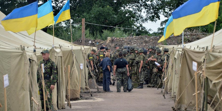 ВСУ, лагерь военных