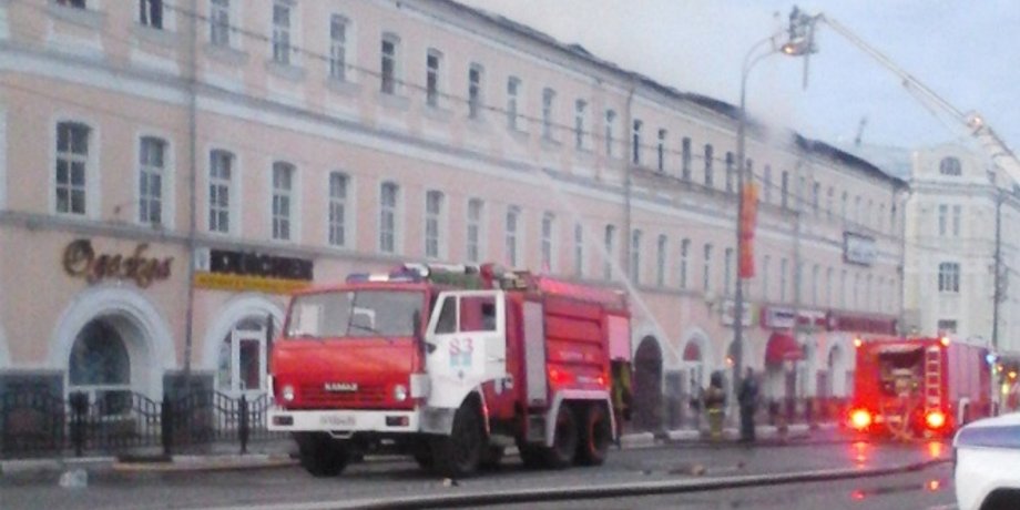 Пожар в Сергиевом Посаде / Фото: "НТВ"