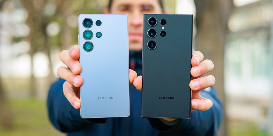 Samsung  Galaxy S25 Ultra та Samsung Galaxy S23 Ultra