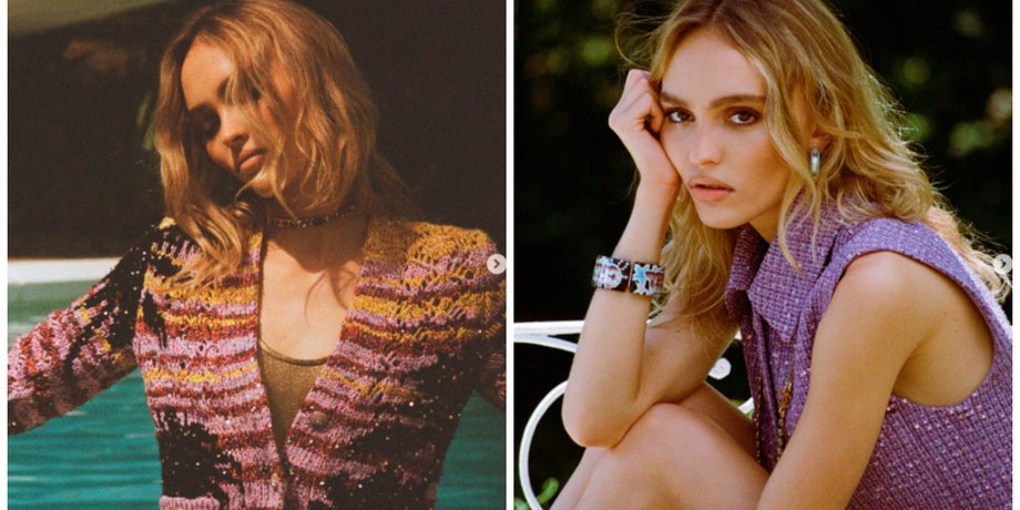Эпатажная дочь Джонни Деппа снялась в нежной фотосессии для Chanel