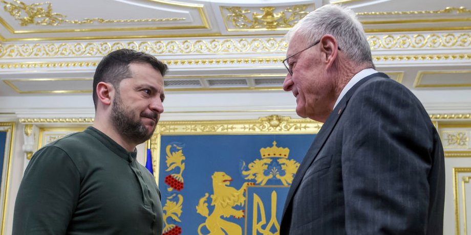 Владимир Зеленский, Кит Келлог