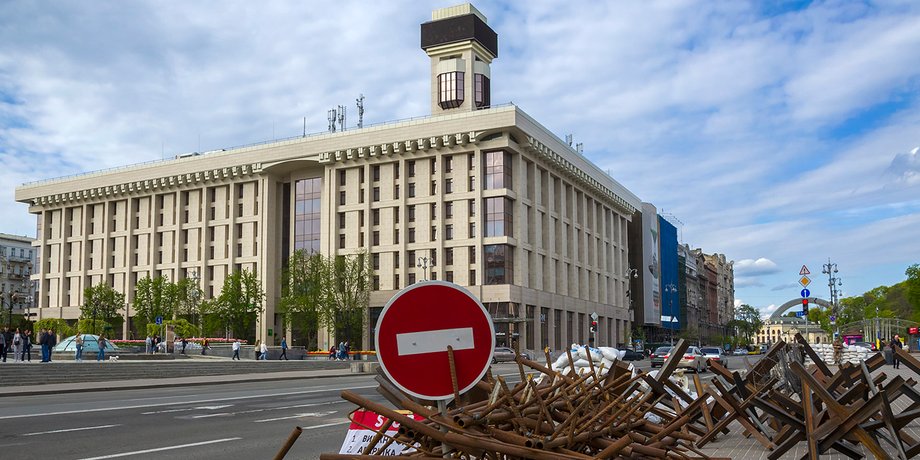 Хрещатик, Київ, війна