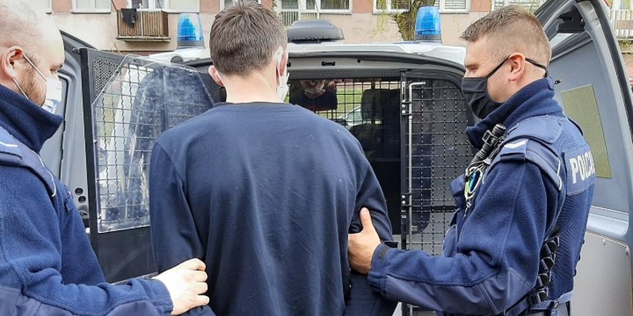 Польша, украинец, мошенничество, воровство, полиция, задержан,