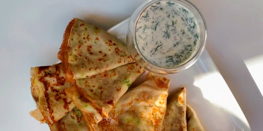 Блинчики с кабачками, блины с кабачками, кабачки рецепт, блины рецепт