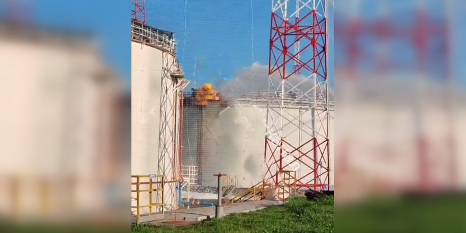 наслідки удар дрона ЗСУ, Тамбовська область пожежа, Брянська область пожежа, удар дрона по РФ, удари по РФ, військові об'єкти РФ вибух