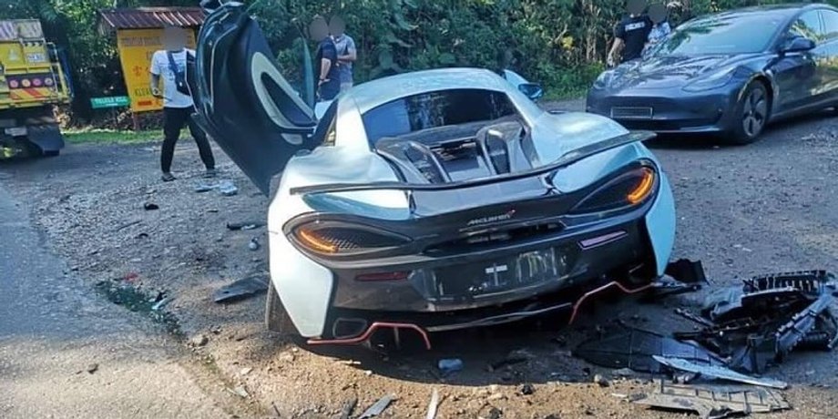 дтп макларен, mclaren 720s, Mclaren 570s, суперкар mclaren
