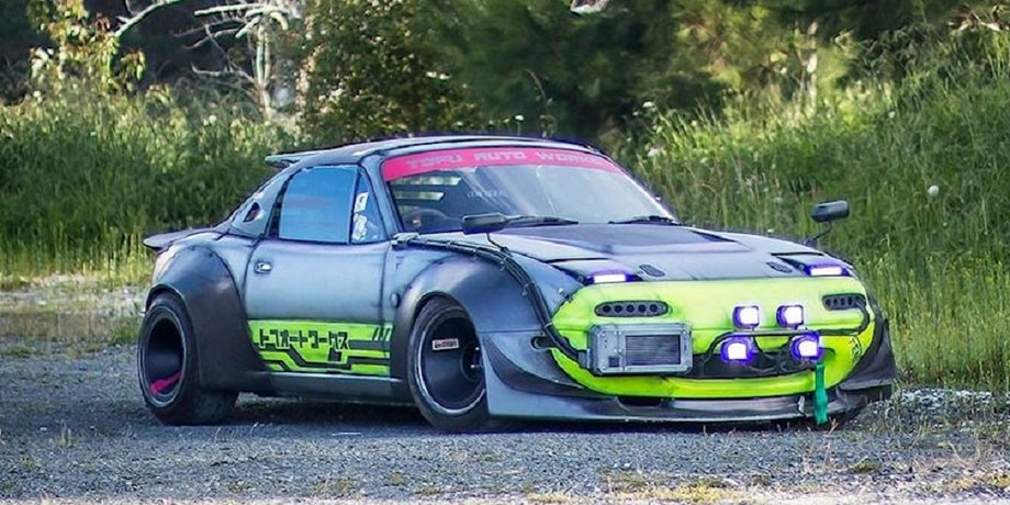 Mazda, Mazda MX-5, Киберпанк, Авто, Автомобили, Тюнинг, Спорткар, Mazda Miata, Фото, Видео, Блогер