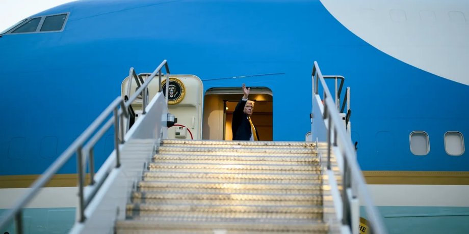 дональд трамп самолет президента