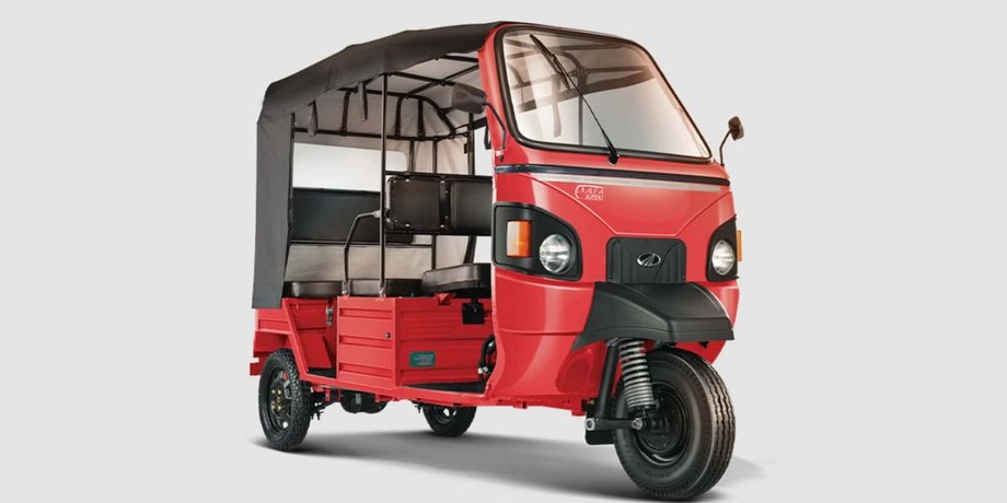 Mahindra e-Alfa Super, Mahindra e-Alfa, электрический моторикша, электрический тук-тук