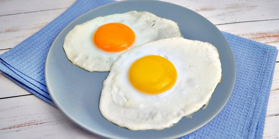 яичница, яичница глазунья, блюда из яиц, вкусная глазунья