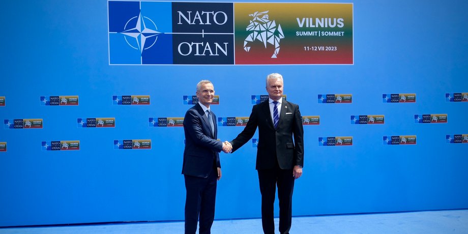 Гітанас Науседа, Єнс Столтенберг, саміт НАТО, НАТО, очікування від саміту, Офіс президента, Михайло Подоляк, Андрій Єрмак