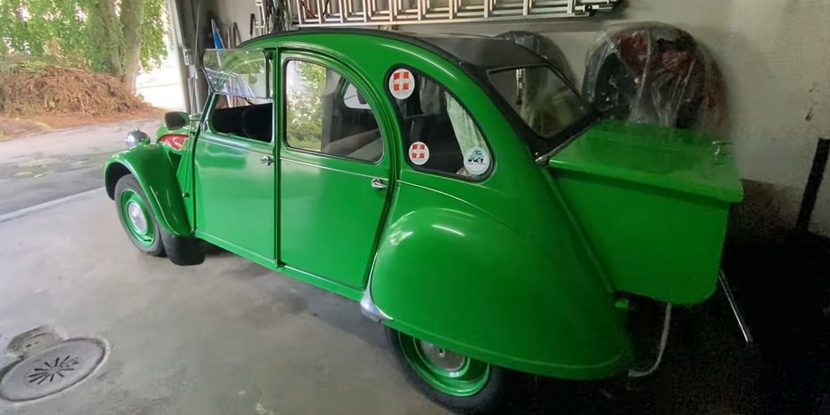 Автодом ситроен, Citroen 2CV, дом на колесах, автодом Citroen