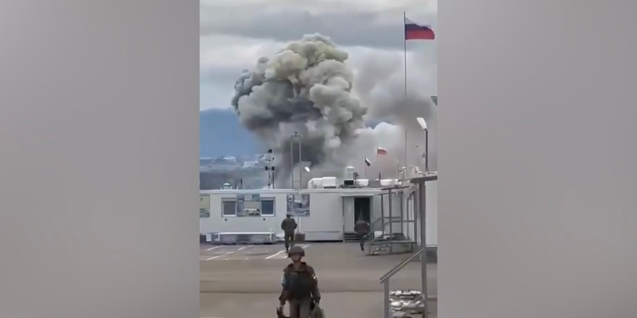 удар по російських миротворцях