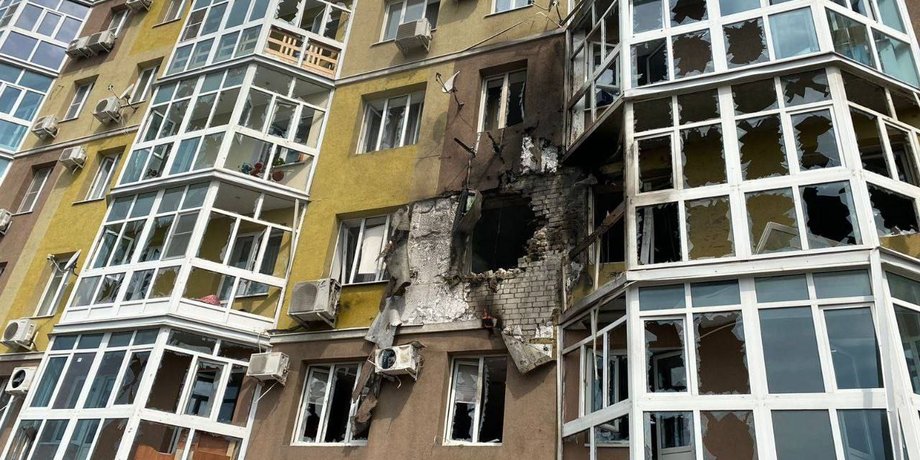 Воронеж, удар дрона