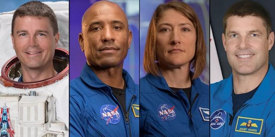 астронавты, NASA, Рид Уайcмен, Виктор Гловер, Кристина Кох, Джереми Хэнсен, Луна, Artemis 2