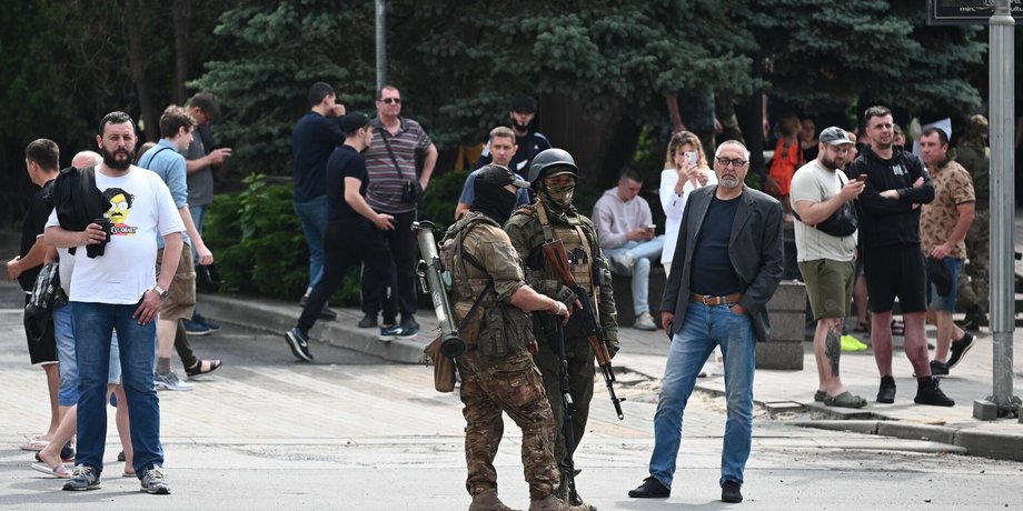 ЧВК "Вагнер" и жители Ростова-на-Дону