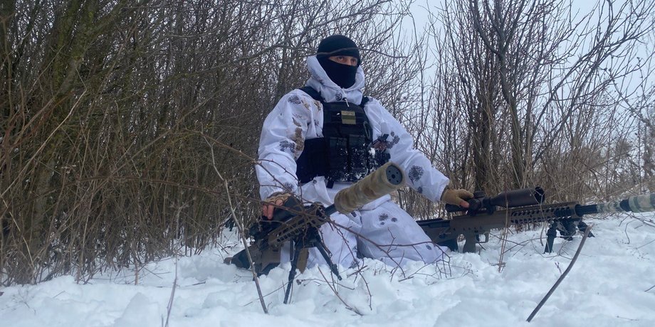 снайпер, ликвидация оккупантов, пограничники, российский офицер