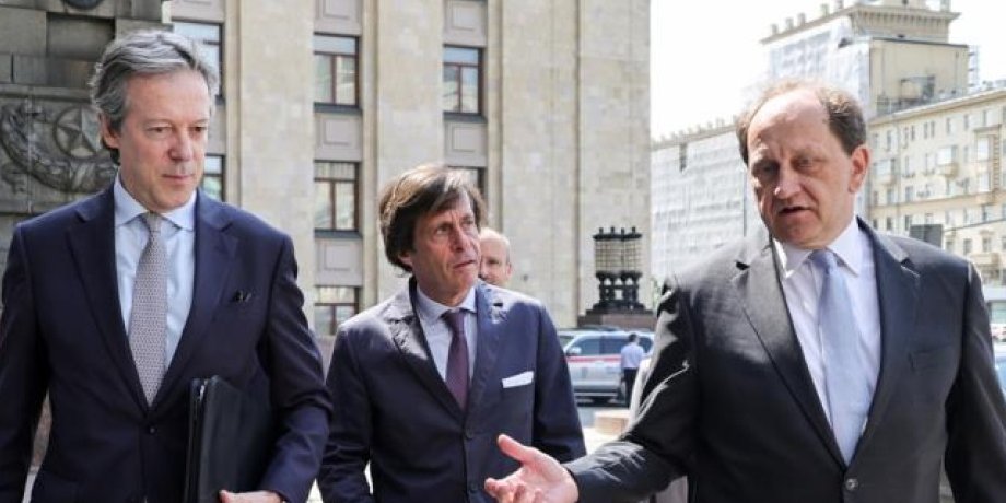 Послы Франции, Великобритании и Германии в мид рф