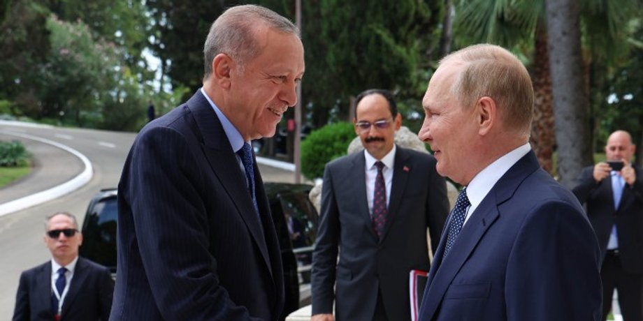 Президент Турции, Реджеп Тайип Эрдоган, глава Кремля, Владимир Путин