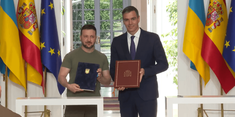 Володимир Зеленський та Педро Санчес
