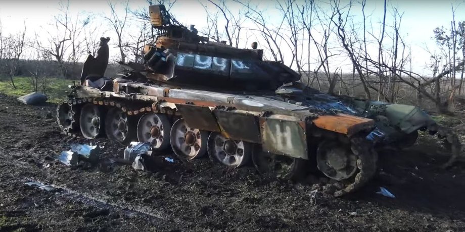 уничтожение т-90с