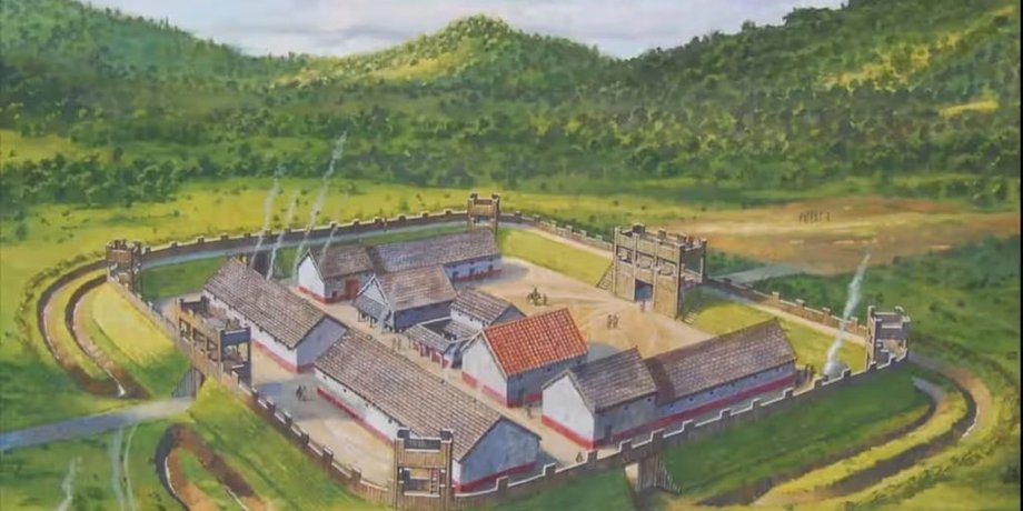 город, археологи, археология, Пембрукшир, раскопки, форт, римляне, исследования, земля, кельты, находка, здание, шифер, Англия, поле, дорога, открытие
