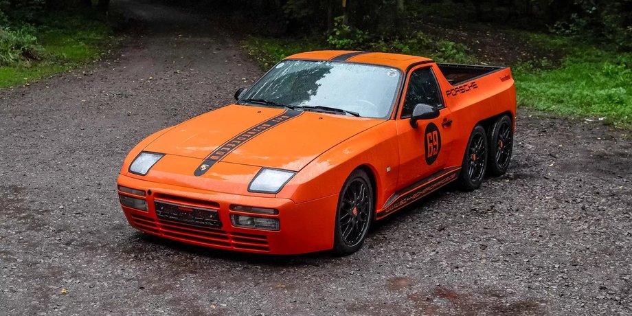 Porsche 944, Porsche 944 1987, шестиколесное авто