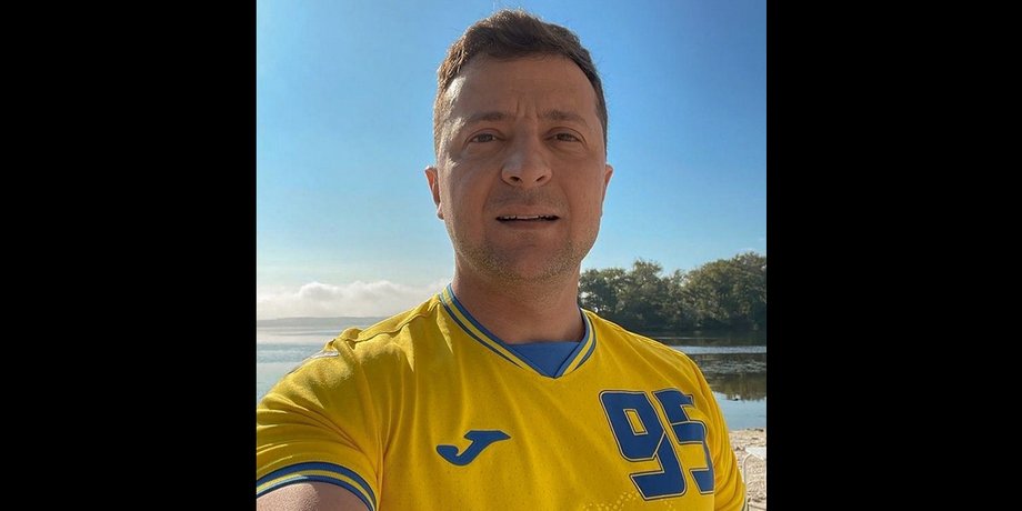 зеленский в майке сборной