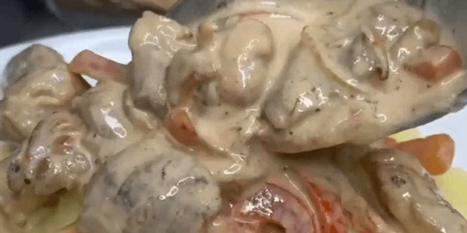 курица с овощами, курица в сметанном соусе