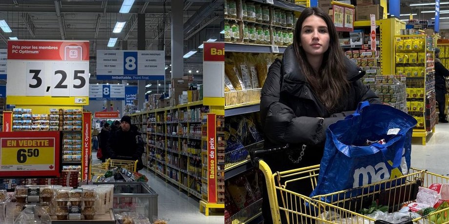 ціни на продукти, Канада, ціни на продукти в Україні