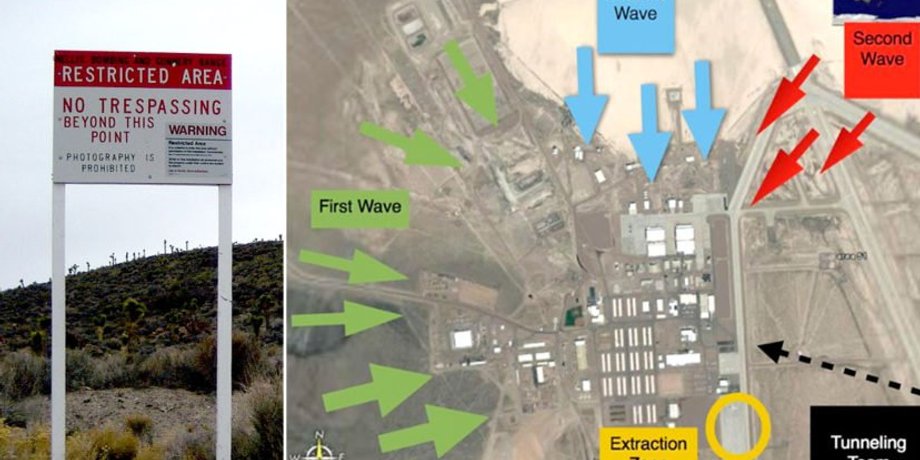План штурма "Зоны 51". Иллюстрация: Storm Area 51, They Can't Stop All of Us/Facebook