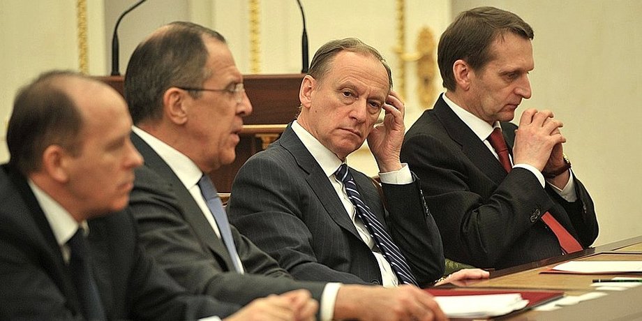 Микола Патрушев, Сергій Лавров, Олександр Бортніков, Сергій Наришкін, ФСБ, чиновники, фото