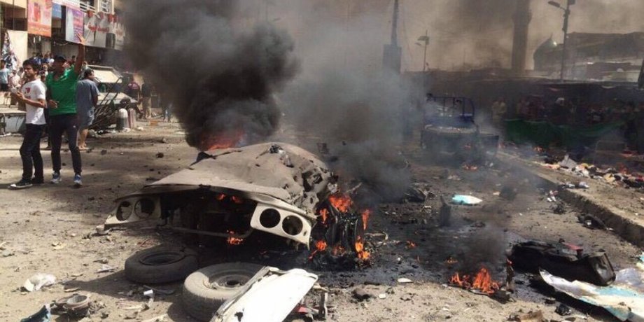 Взрыв в Багдаде / Фото: twitter.com/IraqLiveUpdate