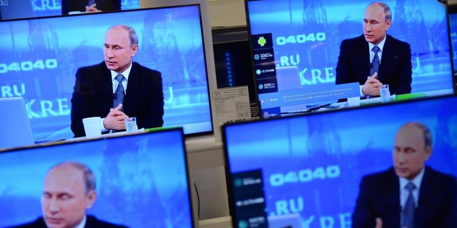 російська пропаганда, телебачення, війна РФ проти України, Володимир Путін