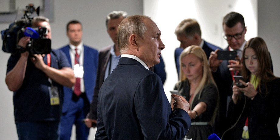 Президент РФ, Владимир Путин, Владимир Путин с журналистами