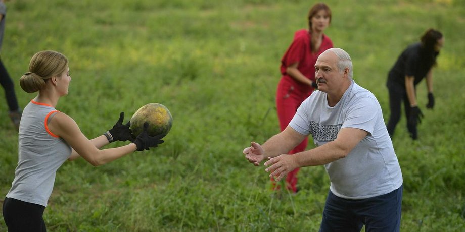 Лукашенко, Беларусь, арбузы,