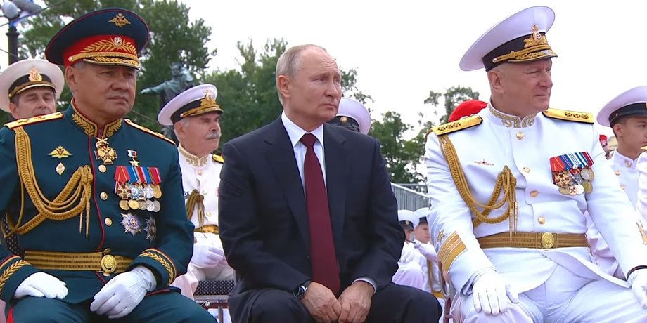 Владимир Путин, Сергей Шойгу, Путин и Шойгу, президент РФ, Путин, министр обороны РФ