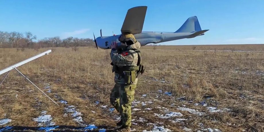 Росіяни запускають FPV з "Орланів"