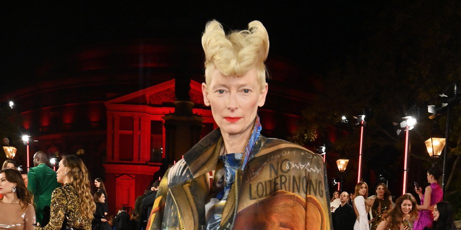 Fashion Awards 2022, тильда суинтон. модный выход, модный образ