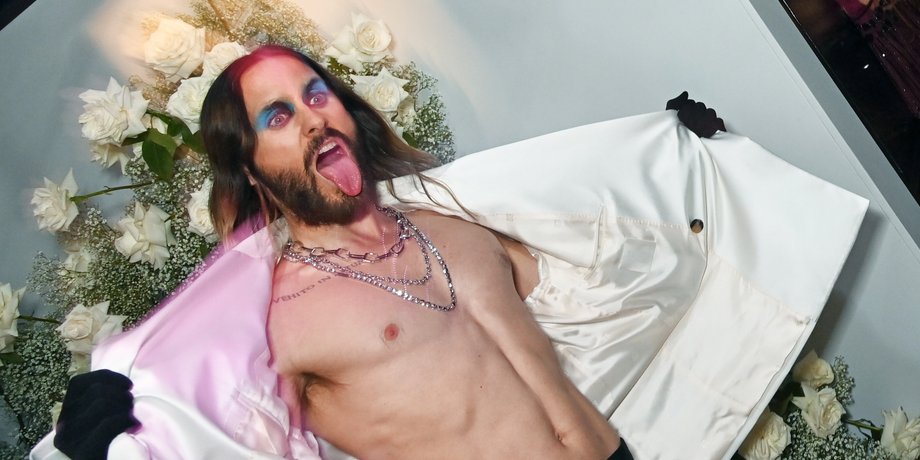 Джаред Лето, Джаред Лето фігура, Джаред Лето торс, Vogue world, афтепаті вог ворлд, оголений торс