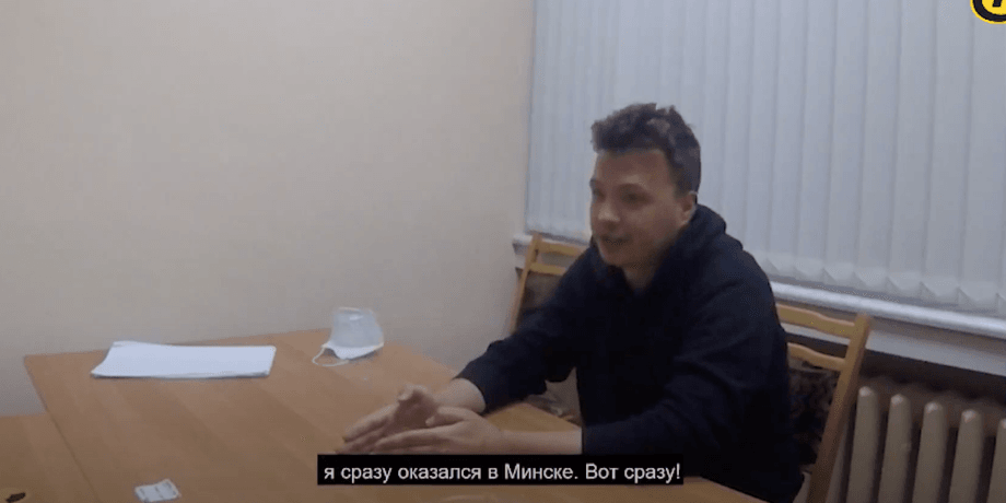 Роман Протасевич, розслідування білоруського державного телеканалу, посадка ryanair