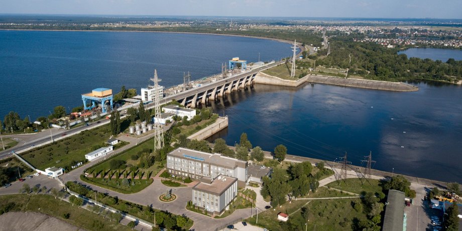 Киевское водохранилище, Киевская ГЭС, обстрел 26 августа Киевская ГЭС, 26 августа удар по Киеву, ВС РФ удар 26 августа Киев