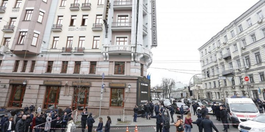 Место убийства Дениса Вороненкова / Фото: УНИАН