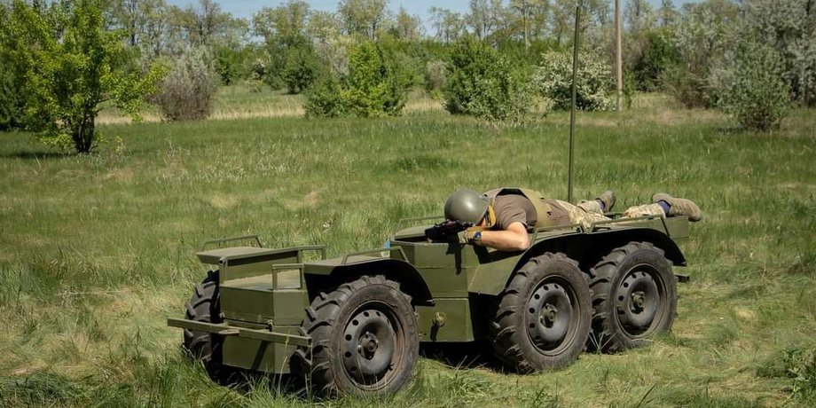 Испытание нового вооружения на фронте