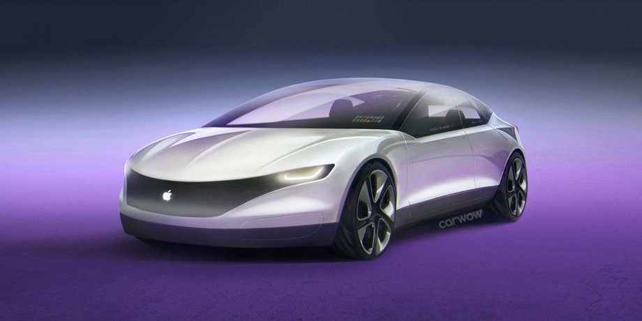 первое авто apple, авто apple, автомобіль Apple, Apple Project Titan