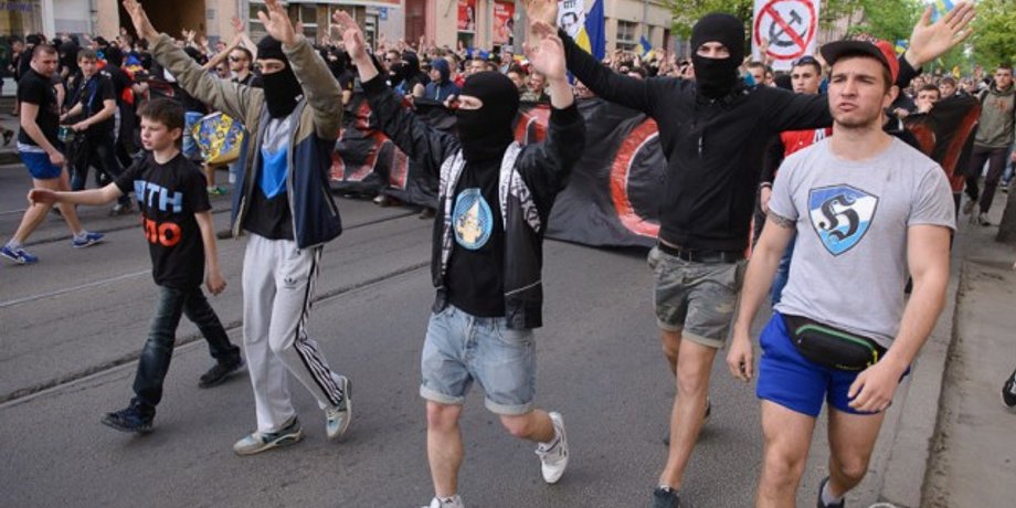 Фанаты "Днепра" / volnodum.livejournal.com