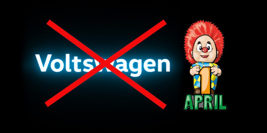 Voltswagen, первоапрельская шутка Voltswagen