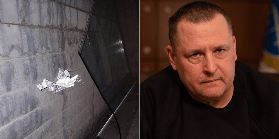 Обломок вражеского БпЛА попал в кабинет мэра Филатова