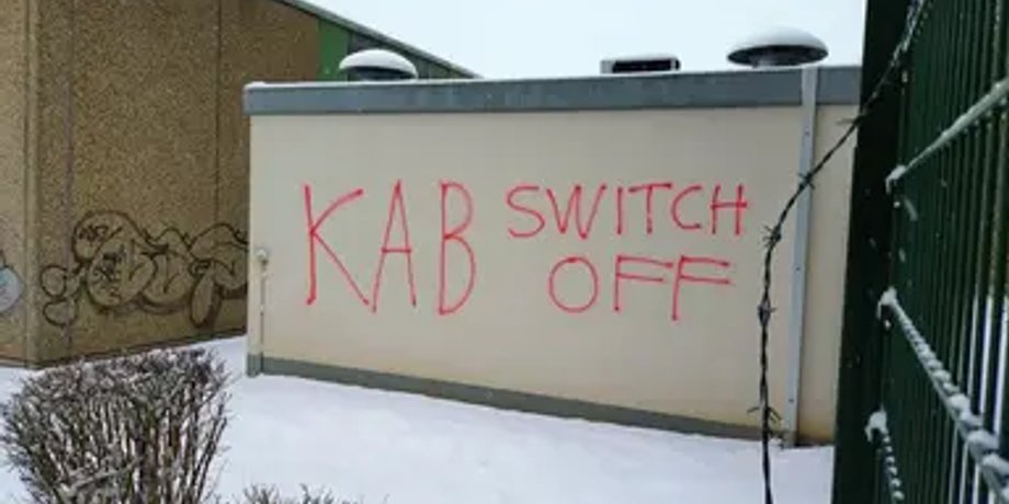 Подстанция в Германии, которую хотели поджечь