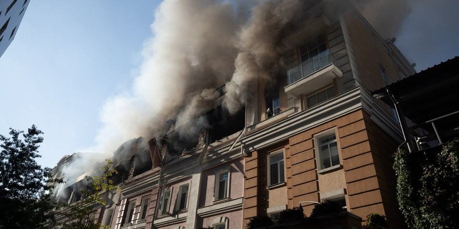 наслідки російської атаки по києву 23 вересня